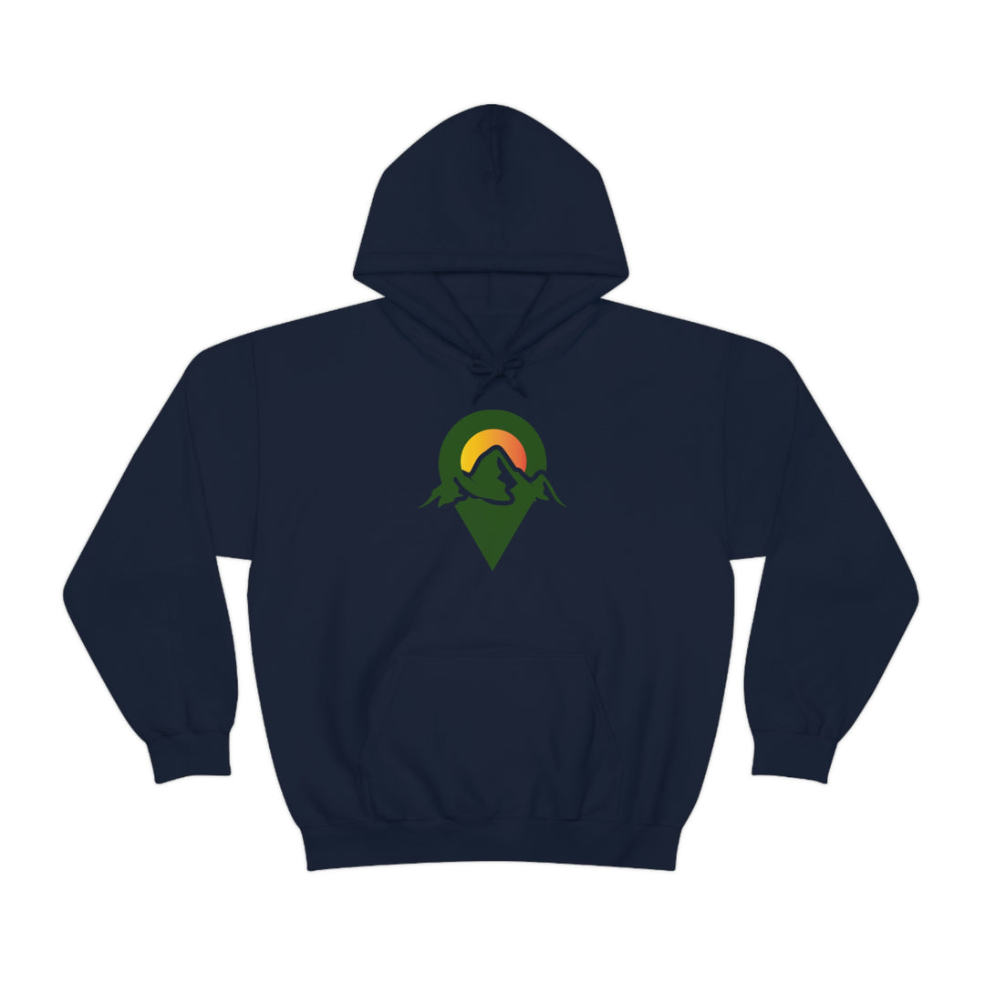 Dropped Pin Badge Hoodie