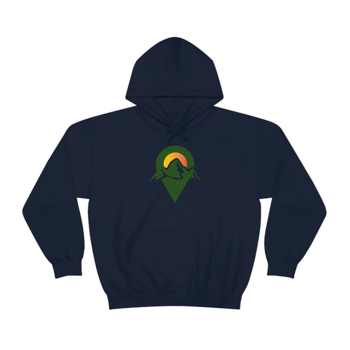 Dropped Pin Badge Hoodie