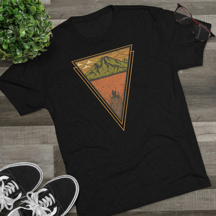 Fly Fishing Triangle Premium Tri-blend Tee