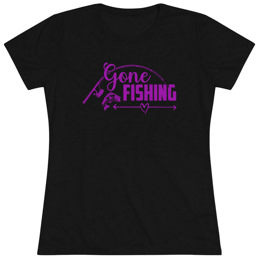 Gone Fishing Women's Premium Tri-Blend Tee
