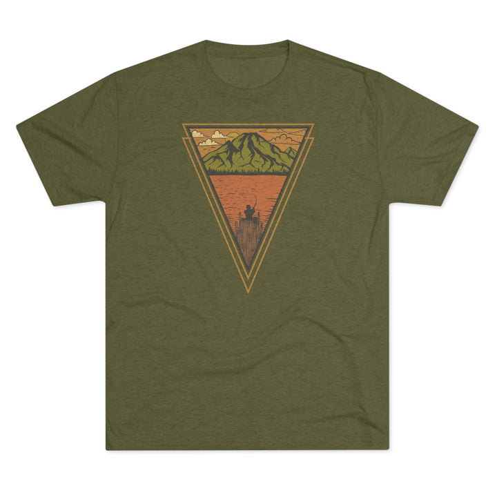 Fly Fishing Triangle Premium Tri-blend Tee