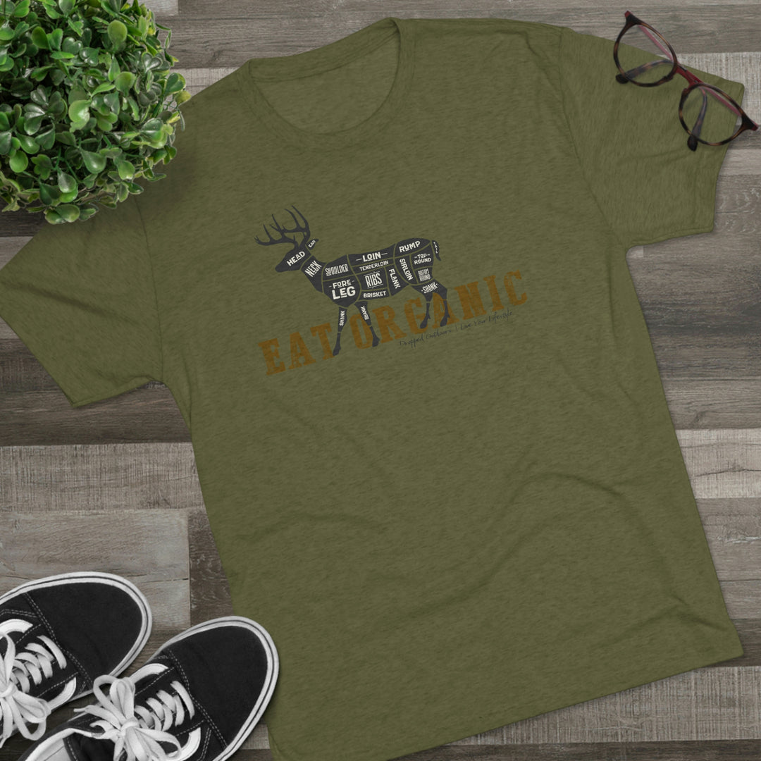 EatOrganic - Deer - Premium Tri-blend Tee