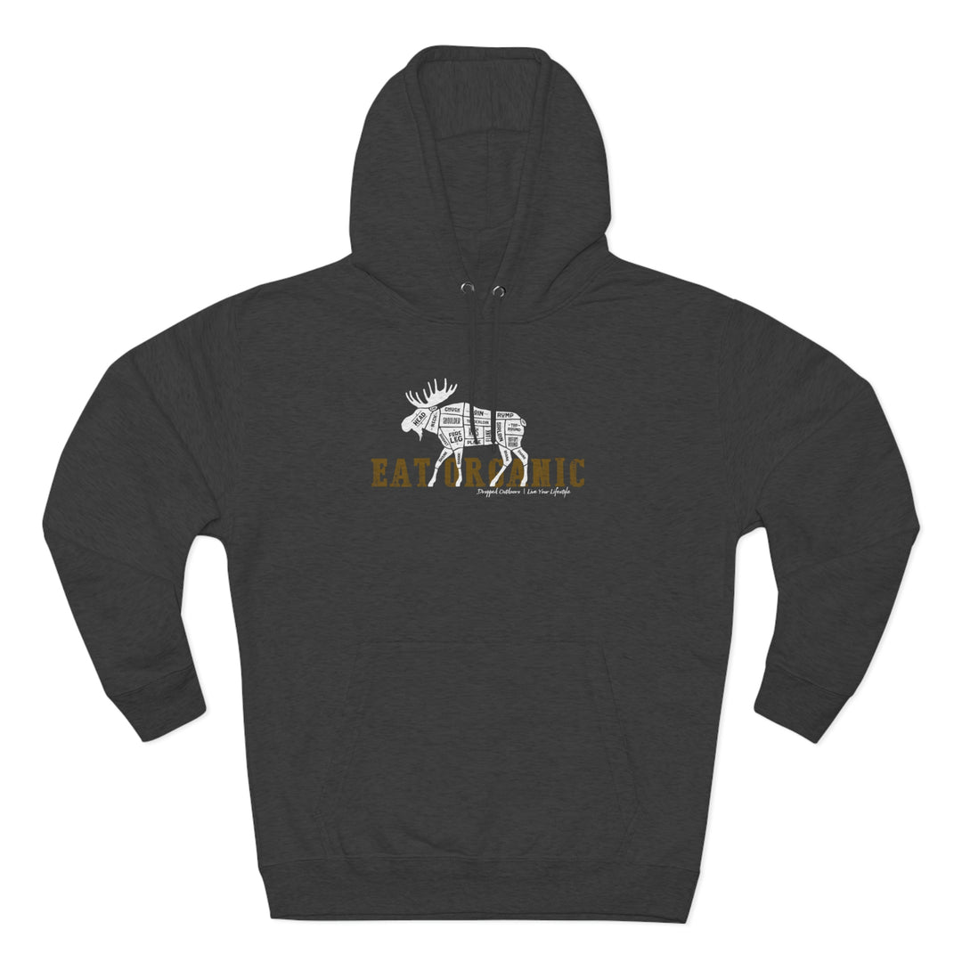 Eat Organic - Moose - Premium Hoodie