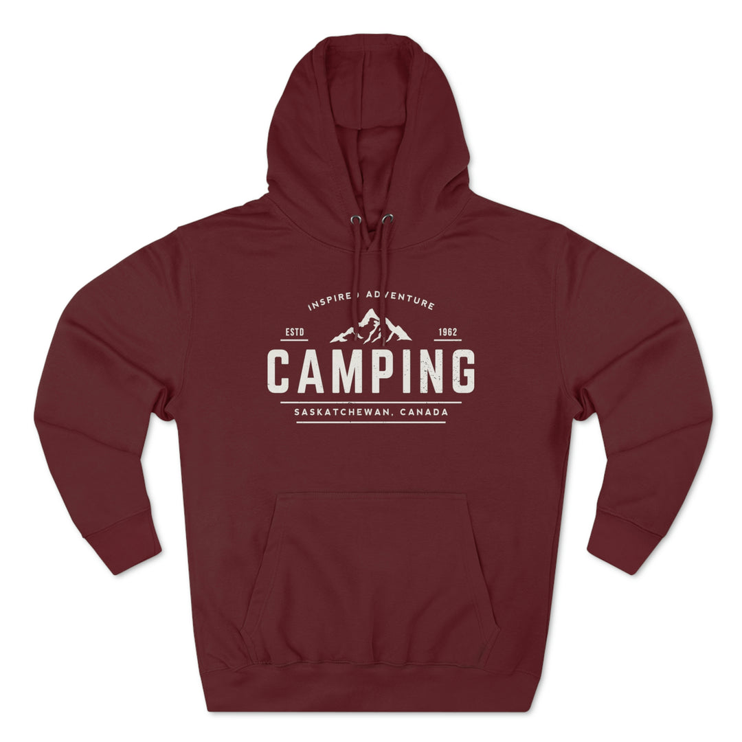 Camping Vintage Premium Pullover Hoodie