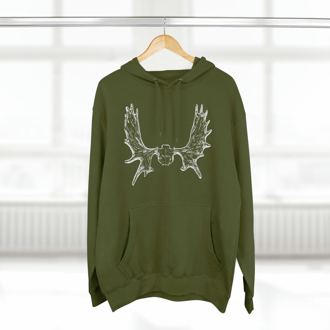 Moose Rack - Premium Pullover Hoodie
