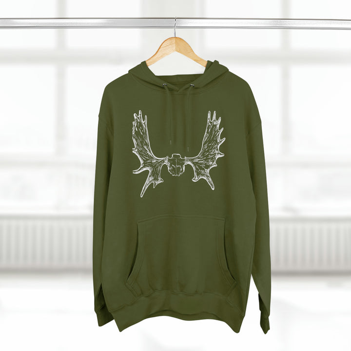 Moose Rack - Premium Pullover Hoodie