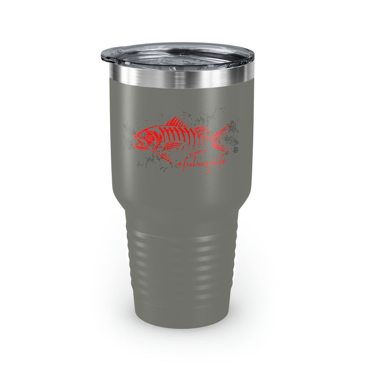 #FishingLife Ringneck Tumbler, 30oz