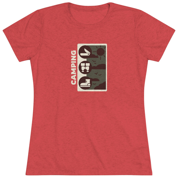 Camping - Women's Premium Tri-Blend Tee