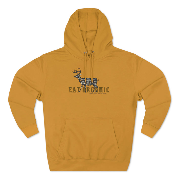 Eat Organic - Deer - Premium Pullover Hoodie