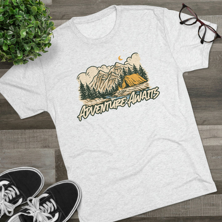 Adventure Awaits - Premium Tri-blend Tee
