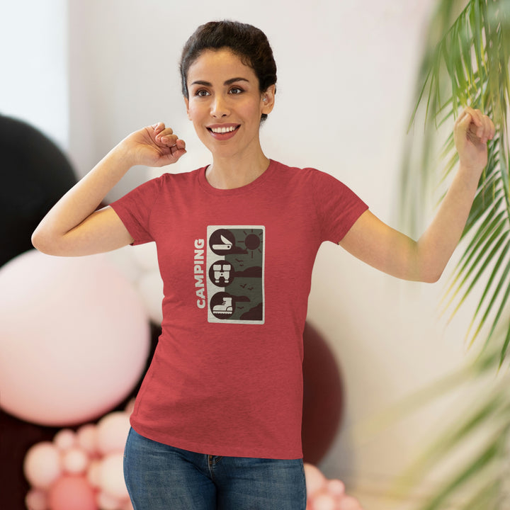 Camping - Women's Premium Tri-Blend Tee