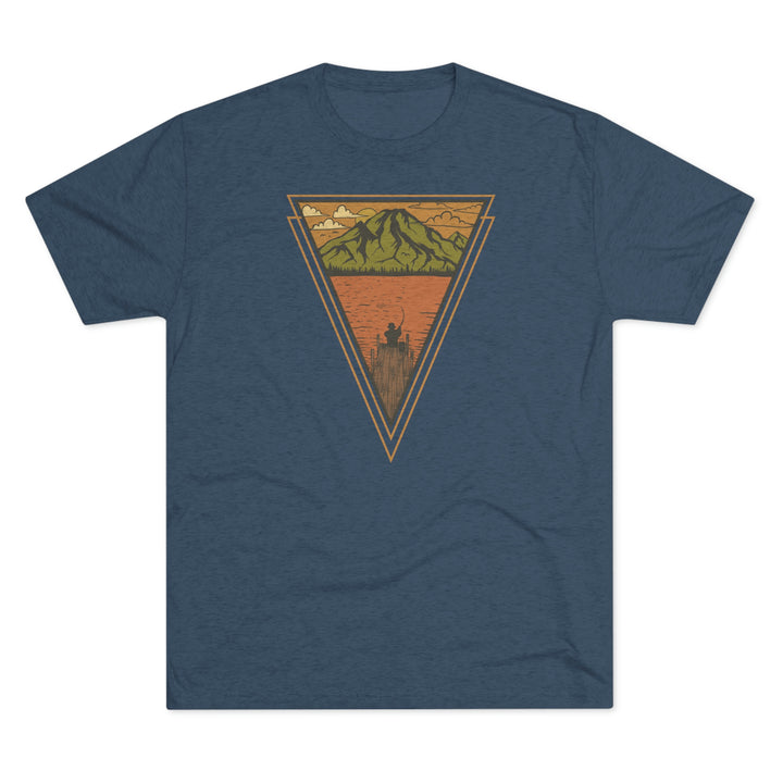 Fly Fishing Triangle Premium Tri-blend Tee
