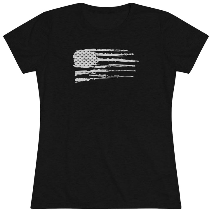 Women's 2A Flag - Women's Premium Tri-Blend Tee