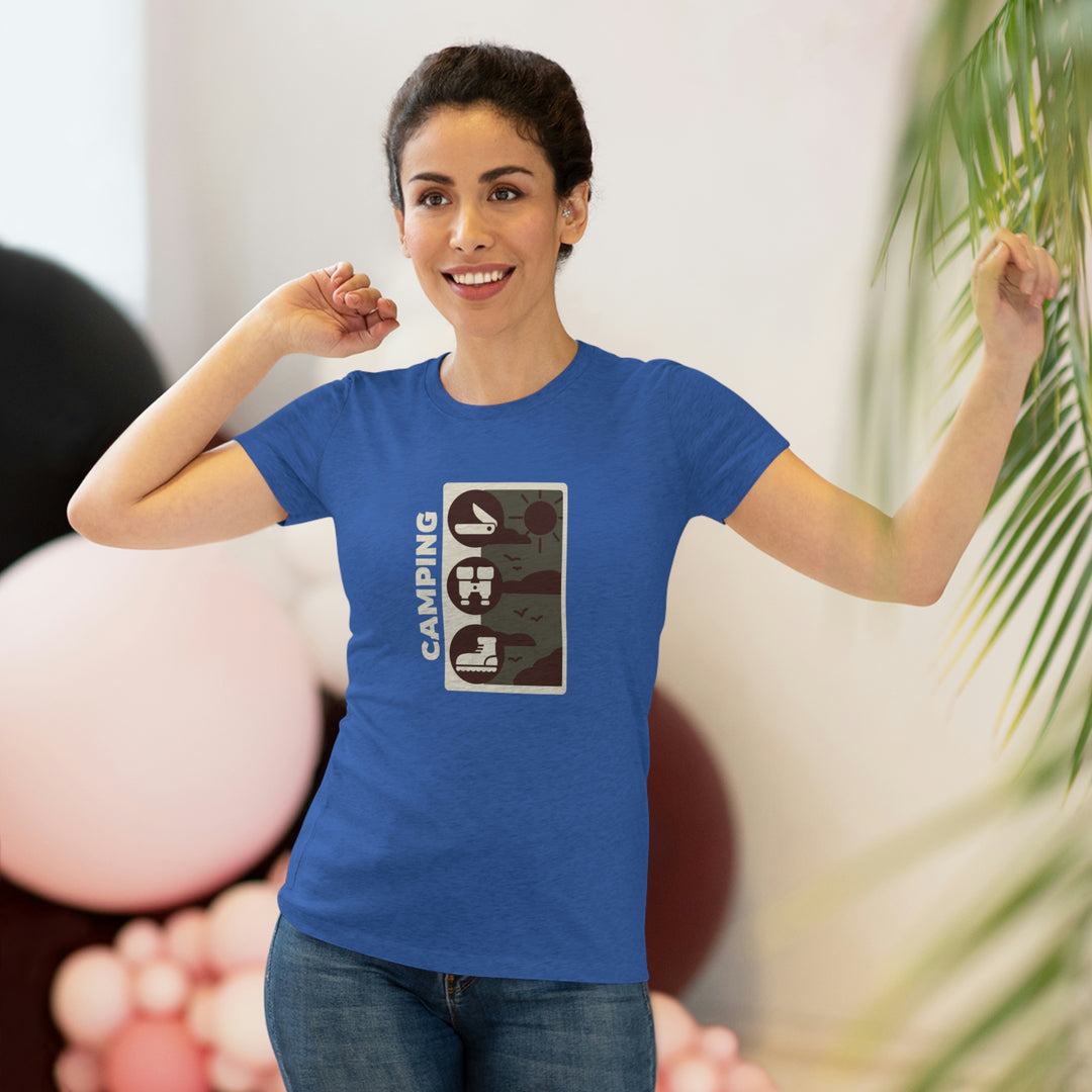 Camping - Women's Premium Tri-Blend Tee