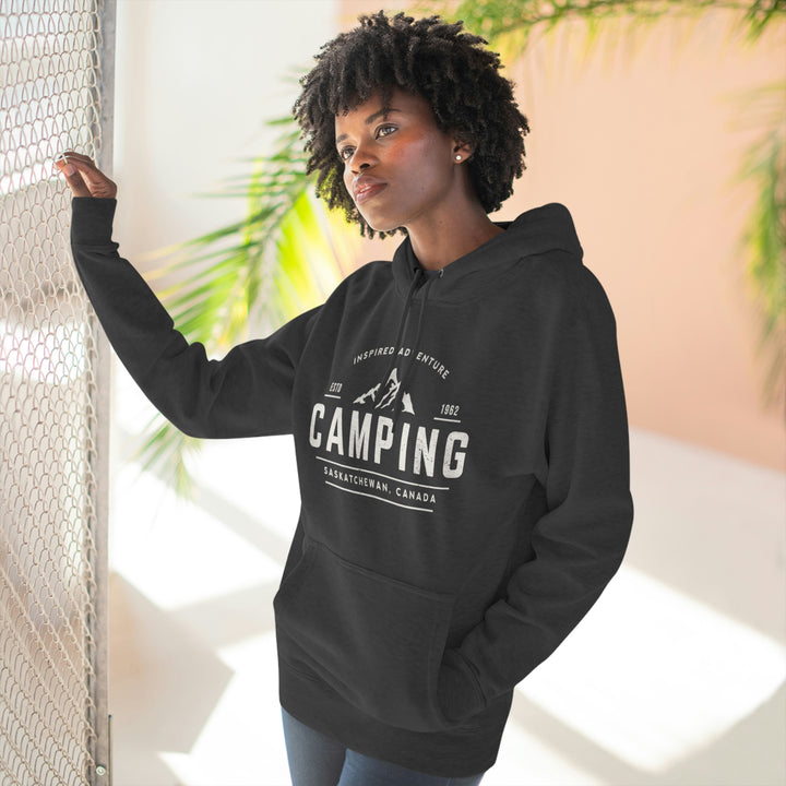 Camping Vintage Premium Pullover Hoodie
