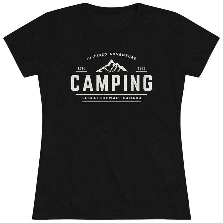 Women's Camping Vintage Premium Tri-Blend Tee