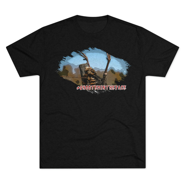 Post Hanger #shootemintheface Premium Tri-Blend Tee