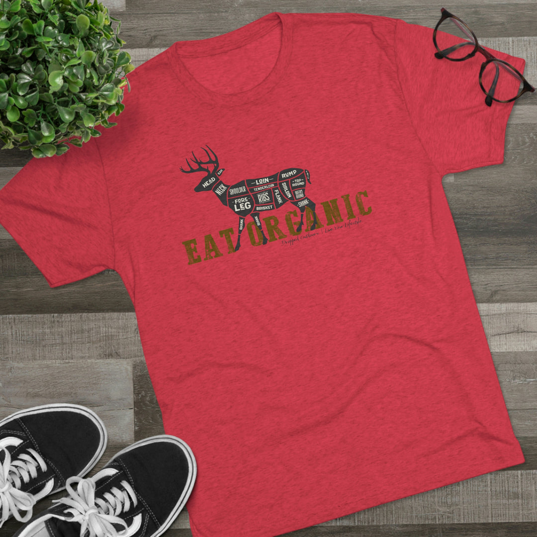 EatOrganic - Deer - Premium Tri-blend Tee