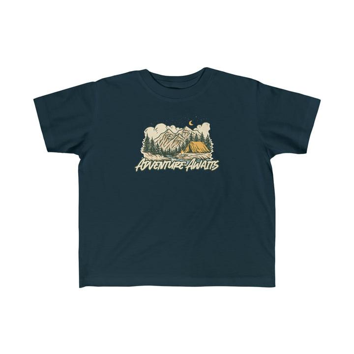Kid's Adventure Awaits - Fine Jersey Tee