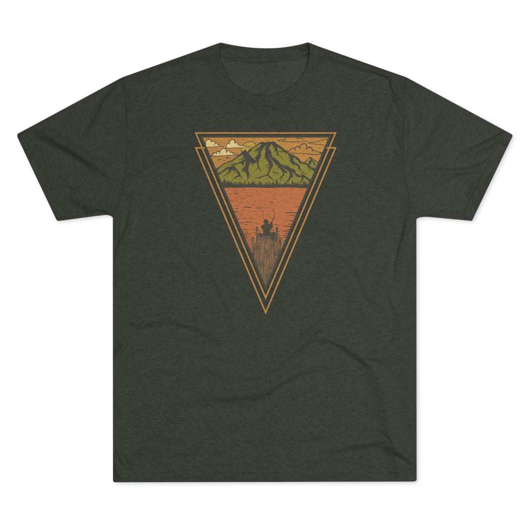 Fly Fishing Triangle Premium Tri-blend Tee