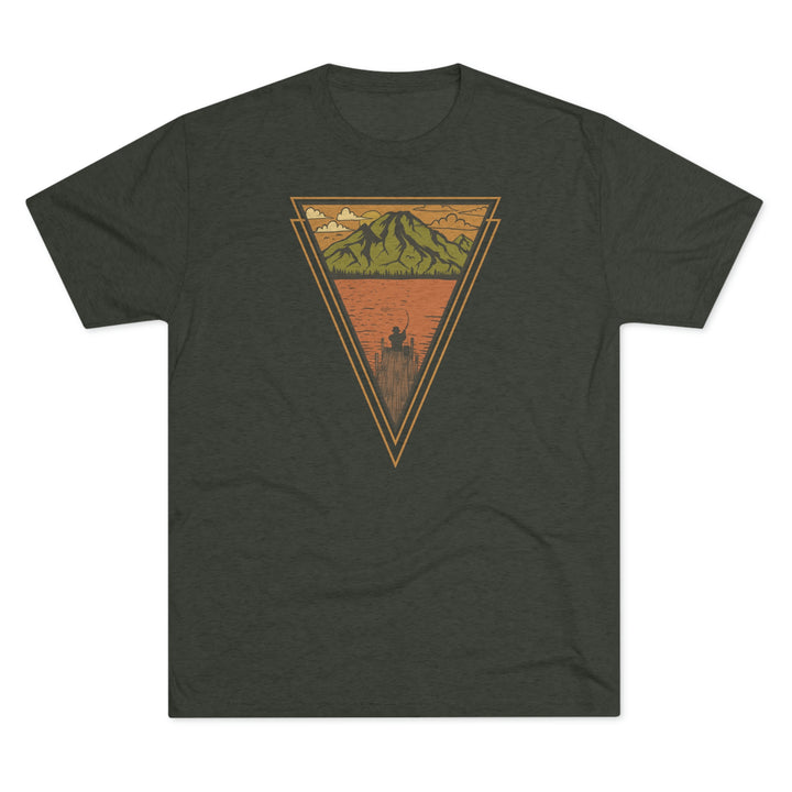Fly Fishing Triangle Premium Tri-blend Tee