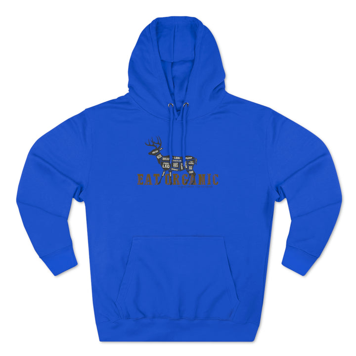 Eat Organic - Deer - Premium Pullover Hoodie