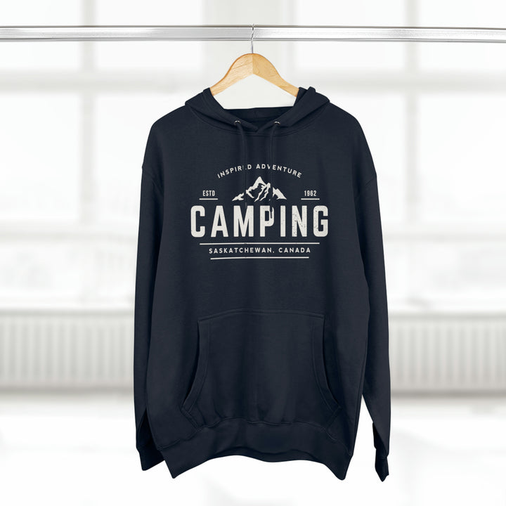 Camping Vintage Premium Pullover Hoodie
