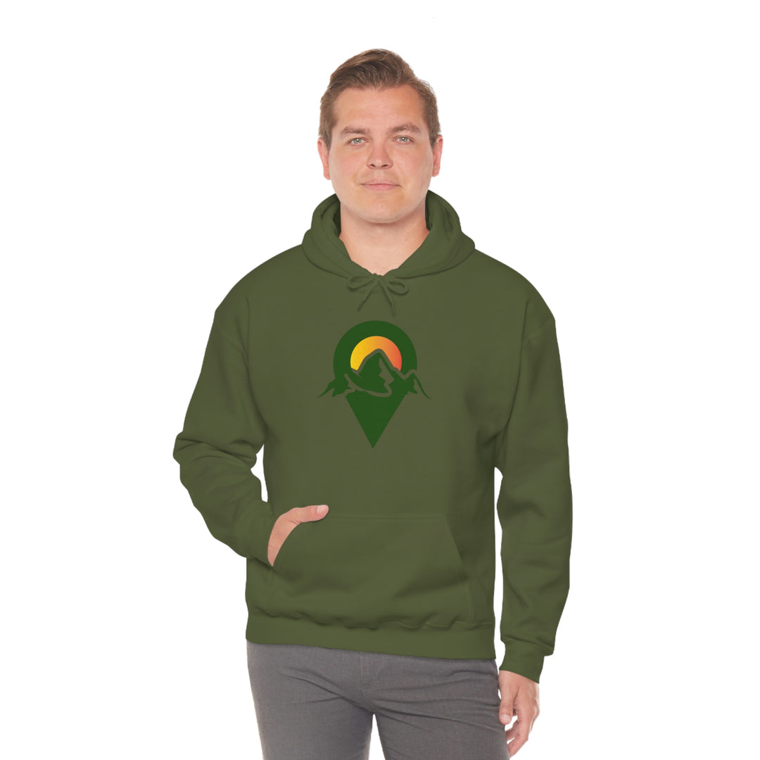 Dropped Pin Badge Hoodie