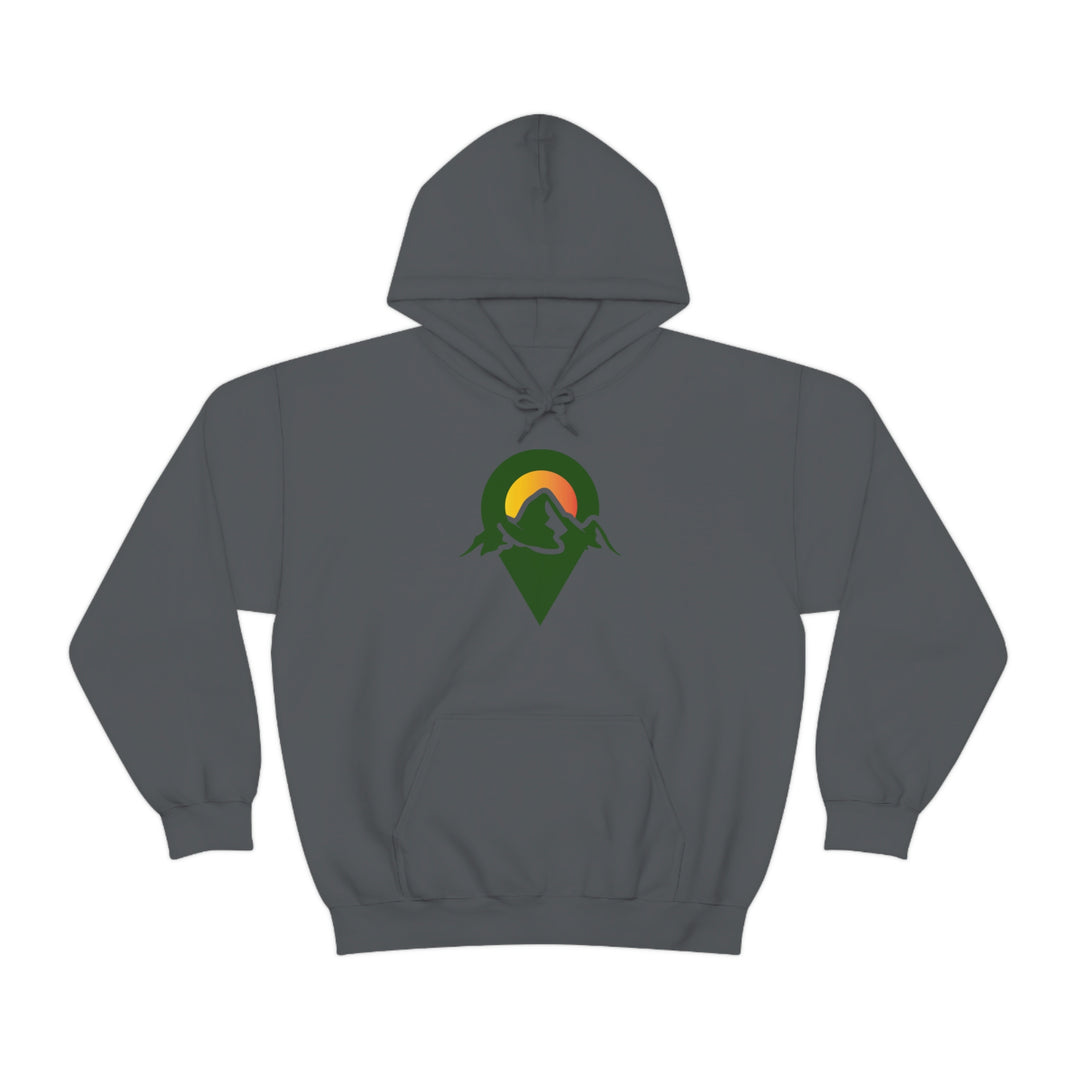 Dropped Pin Badge Hoodie