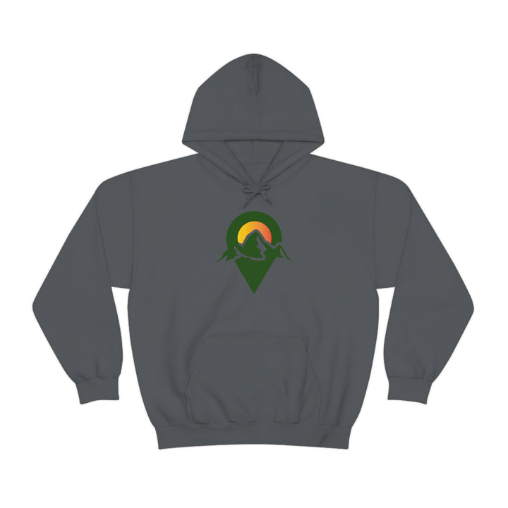 Dropped Pin Badge Hoodie