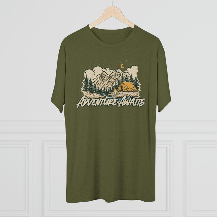 Adventure Awaits - Premium Tri-blend Tee