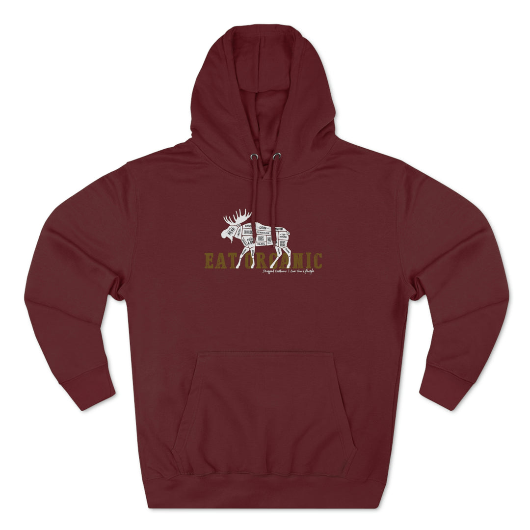 Eat Organic - Moose - Premium Hoodie
