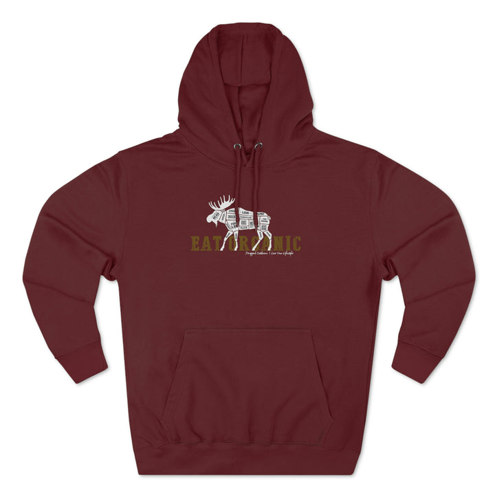 Eat Organic - Moose - Premium Hoodie