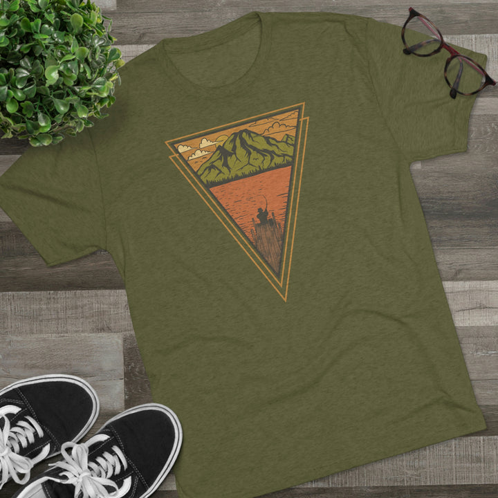 Fly Fishing Triangle Premium Tri-blend Tee