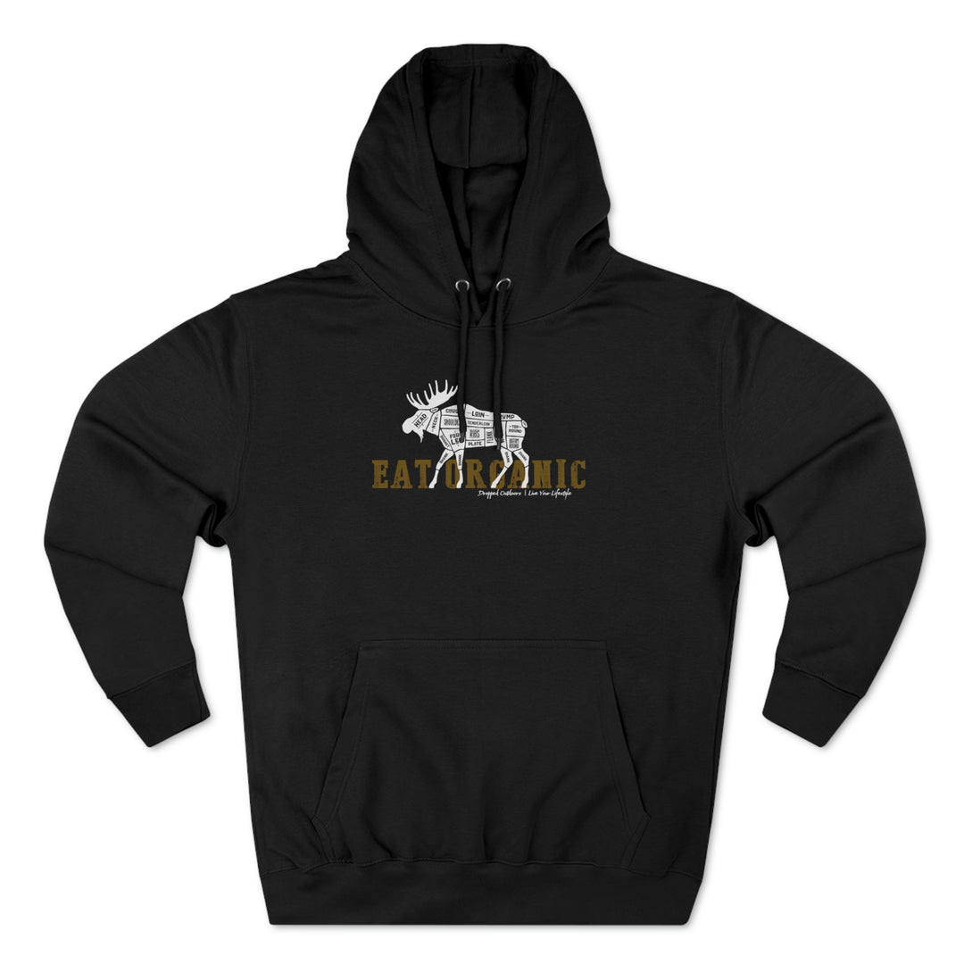 Eat Organic - Moose - Premium Hoodie