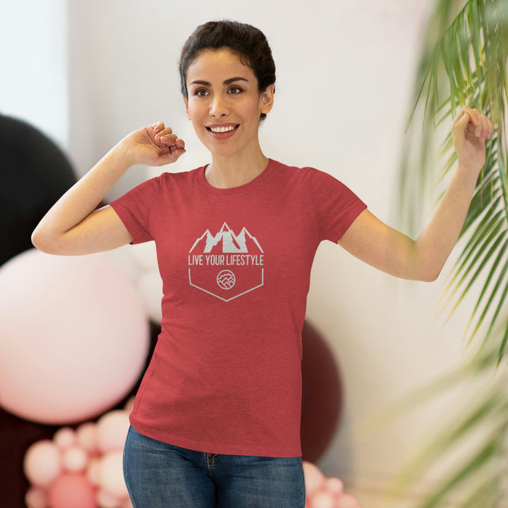 Live Your Lifestyle - Women's Premium Tri-Blend Tee