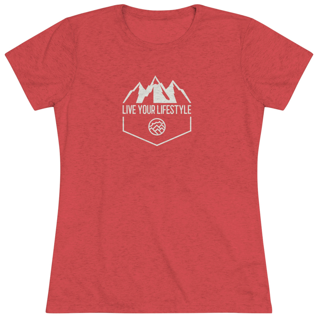 Live Your Lifestyle - Women's Premium Tri-Blend Tee