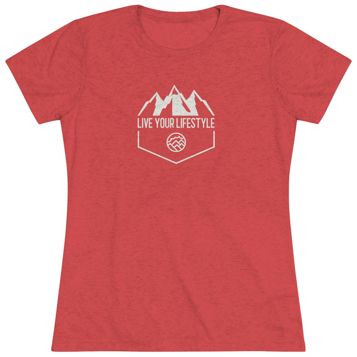 Live Your Lifestyle - Women's Premium Tri-Blend Tee