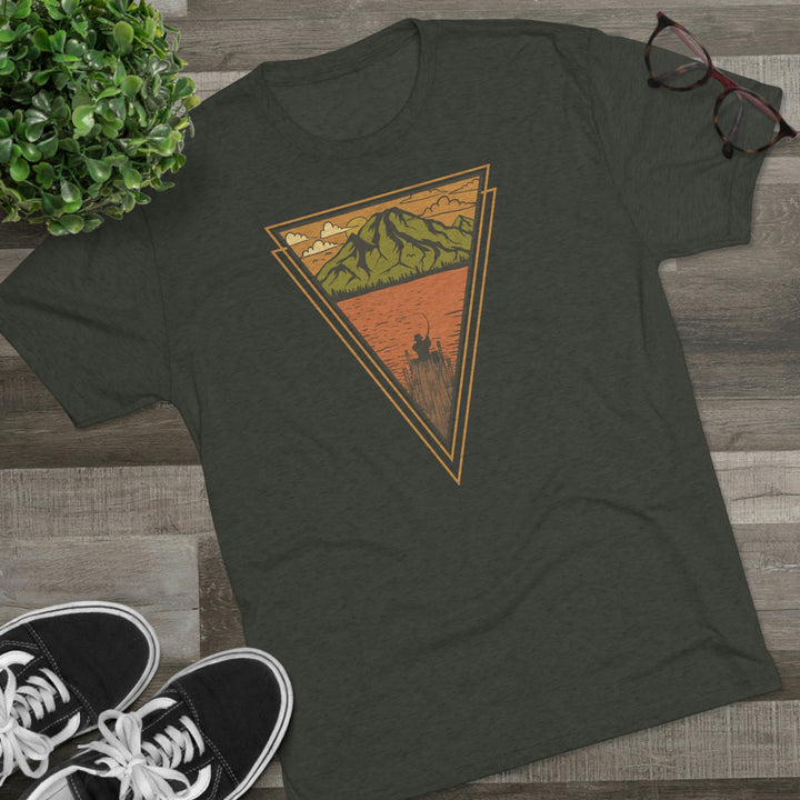 Fly Fishing Triangle Premium Tri-blend Tee