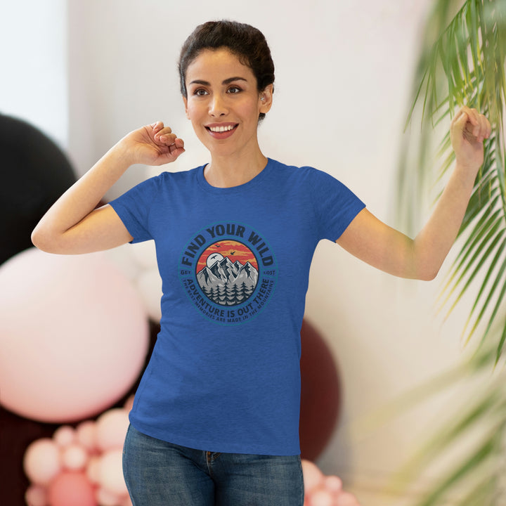 Find Your Wild - Women's Premium Tri-Blend Tee