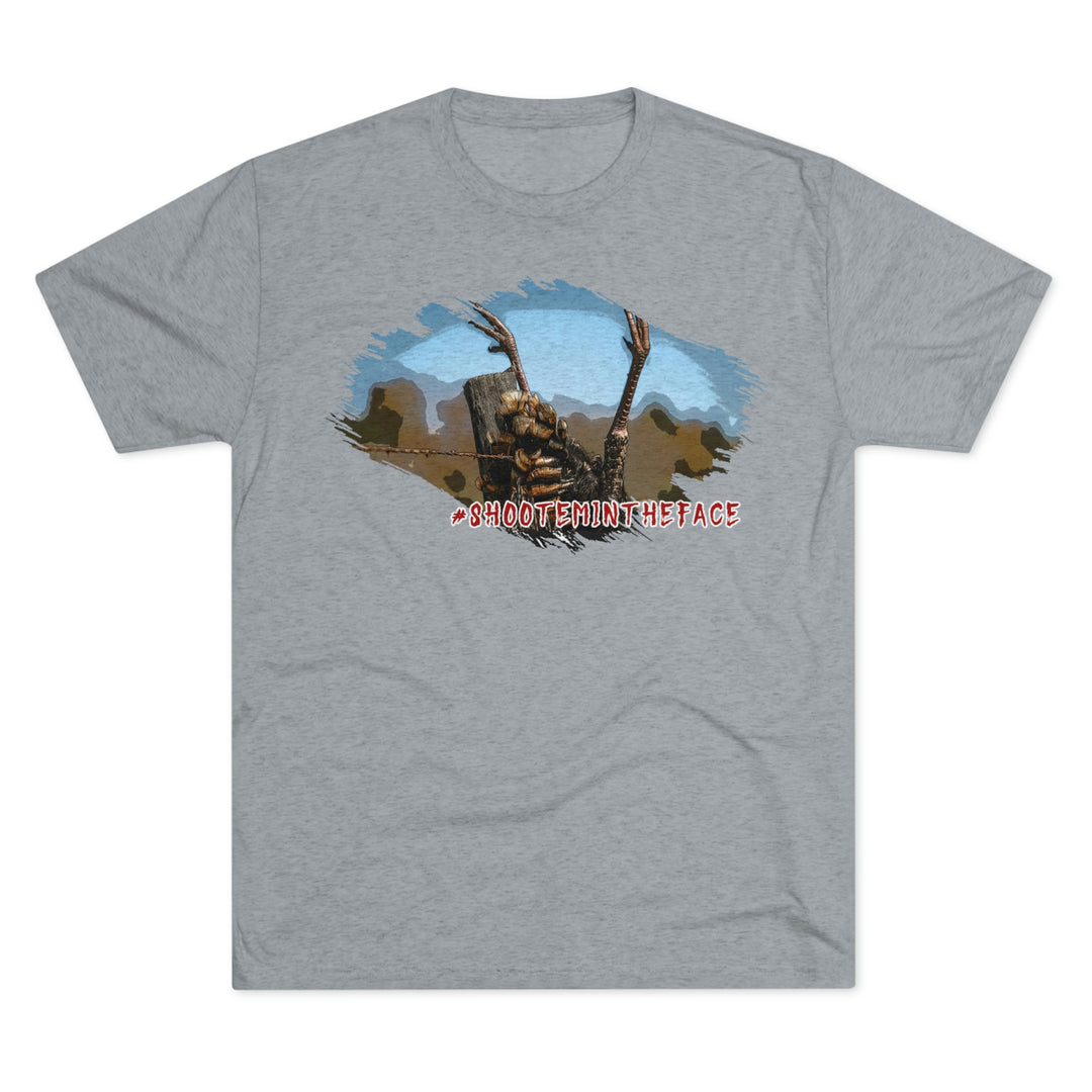 Post Hanger #shootemintheface Premium Tri-Blend Tee