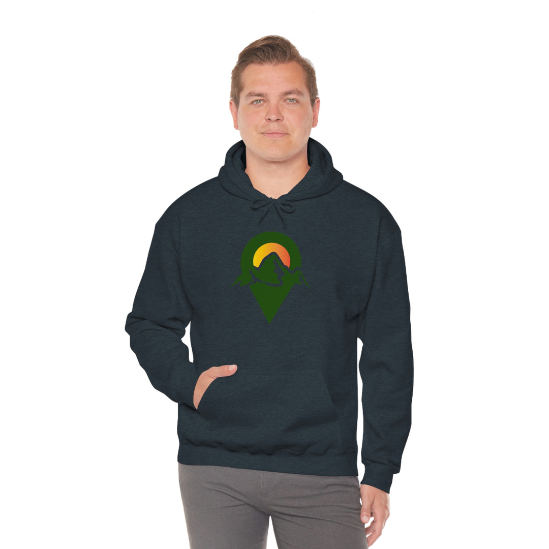 Dropped Pin Badge Hoodie
