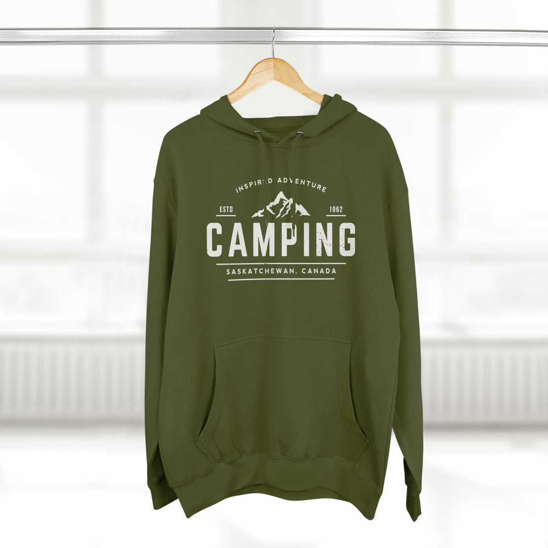 Camping Vintage Premium Pullover Hoodie