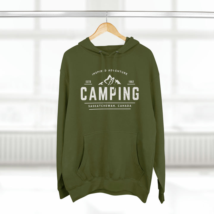 Camping Vintage Premium Pullover Hoodie