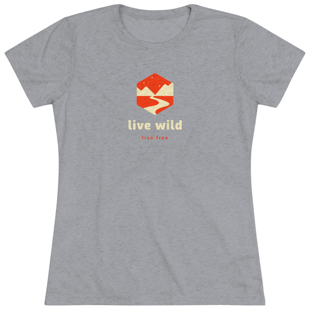 Live Wild, Live Free - Women's Premium Tri-Blend Tee